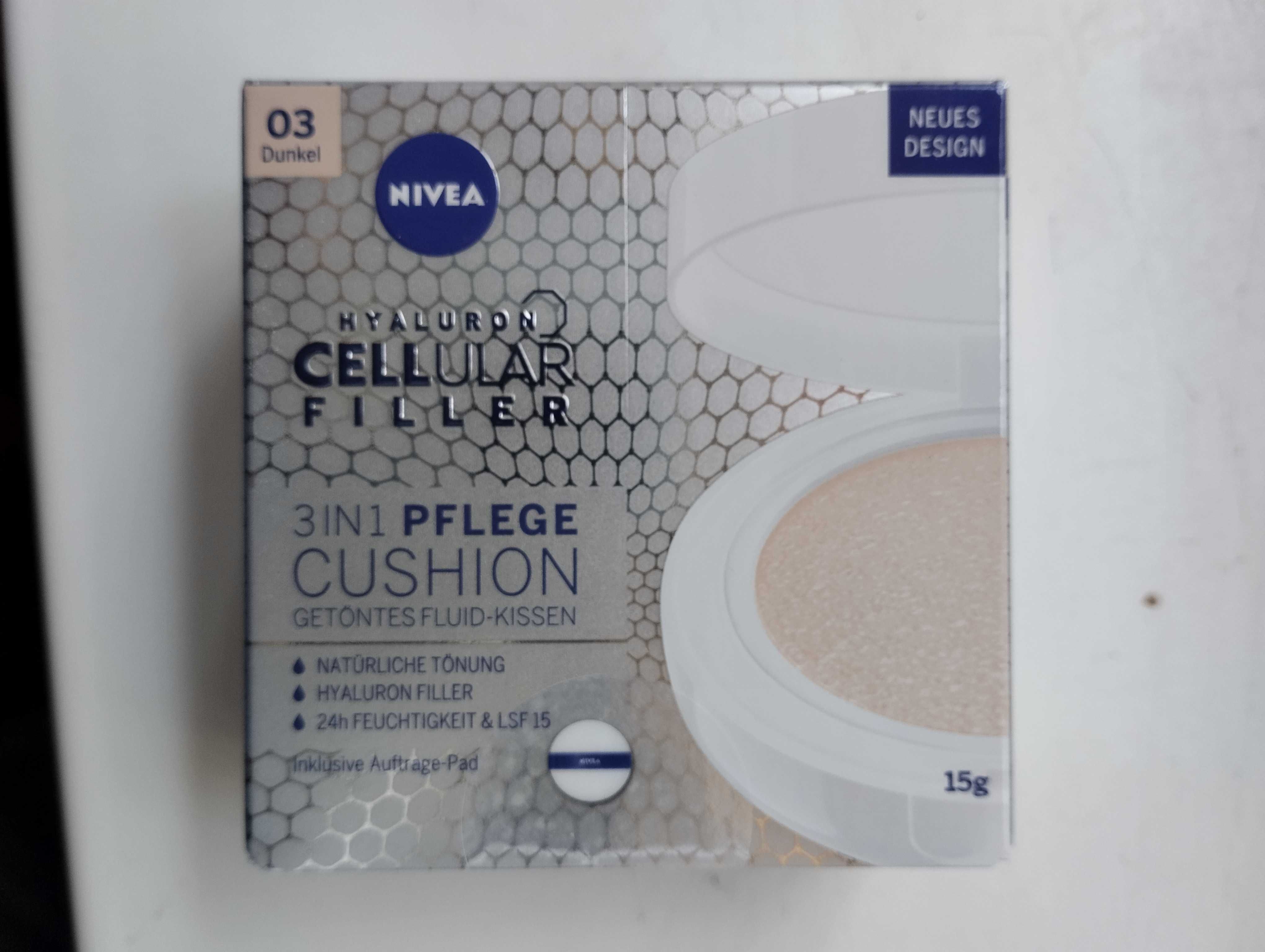 Podkład Nivea Hyaluron Cellular Fillter .Kolor 03