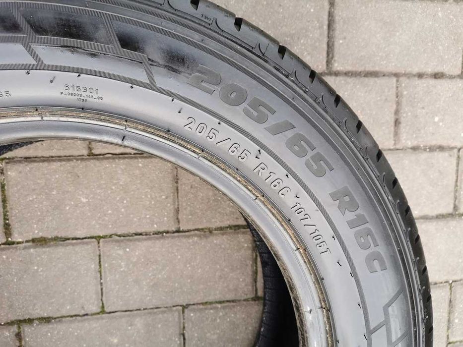 205/65 107/105T R16C PIRELLI 8mm Letnie BUS 2018r Opony 4szt Ładne