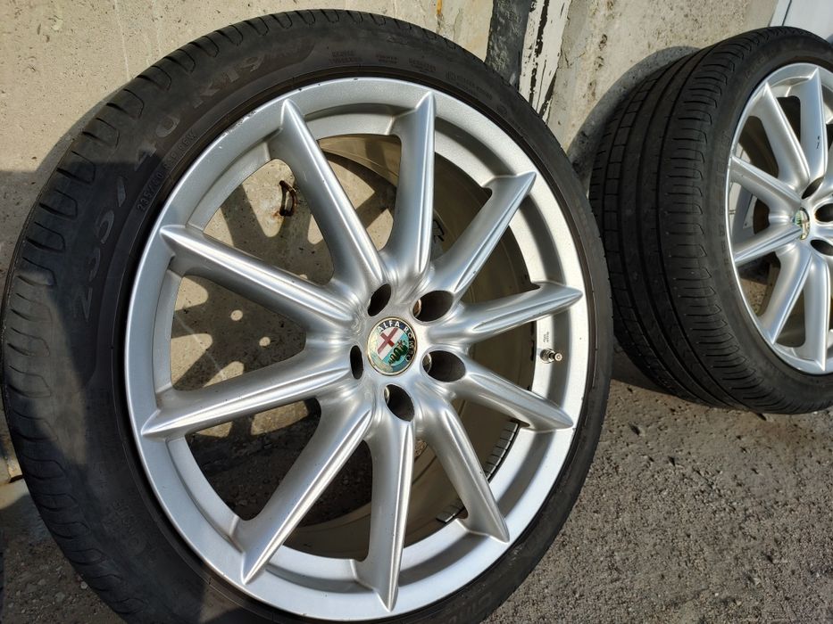 Диски  на Alfa Romeo 159.5*110 r19 з гумою. Гума в подарунок 235/40r19