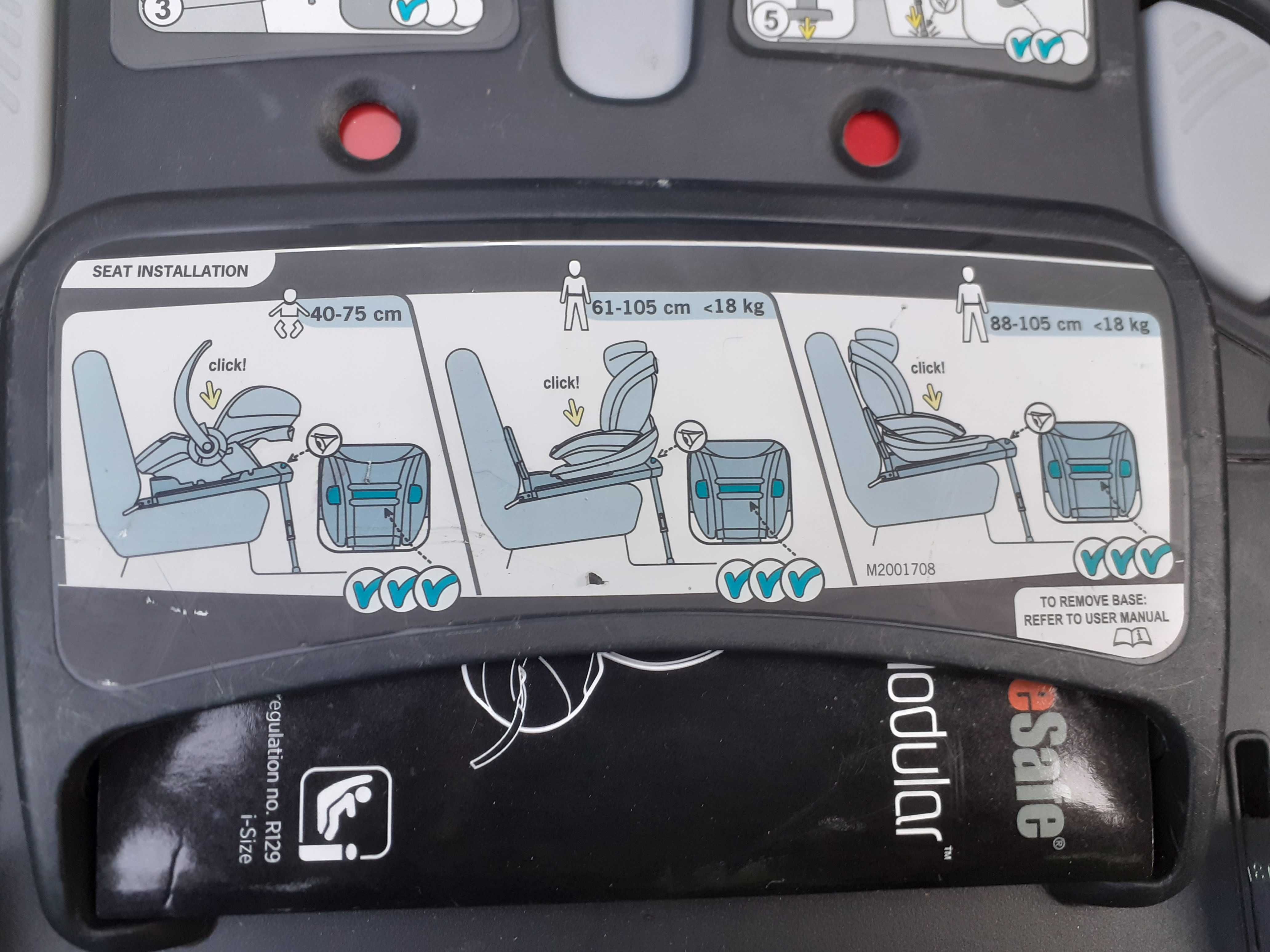 isofix, nosidełko Be safe + baza Besafe izi modular,