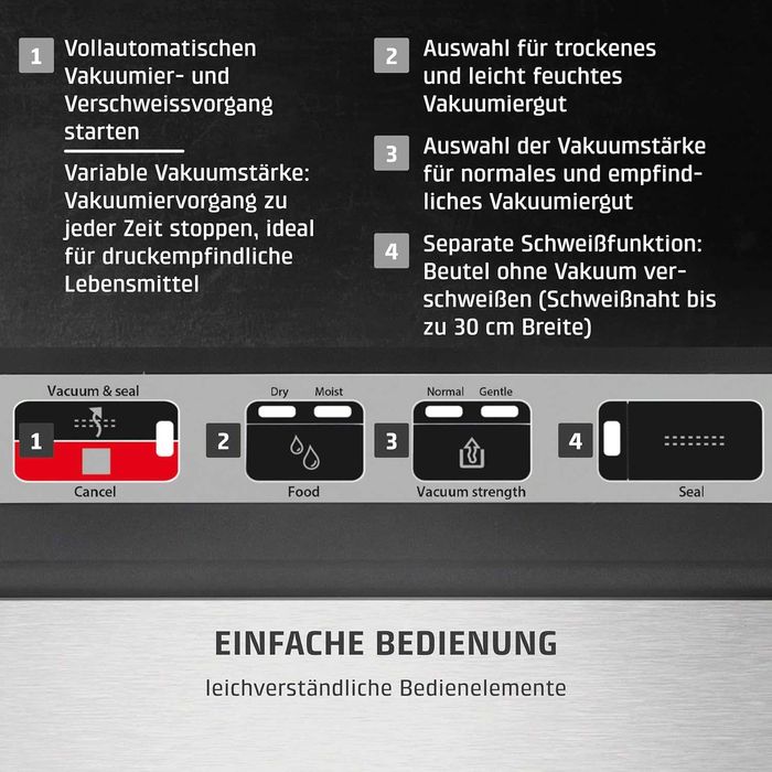 Caso VR 390 190 полупрофесссиональный вакууматор професійний вакуматор