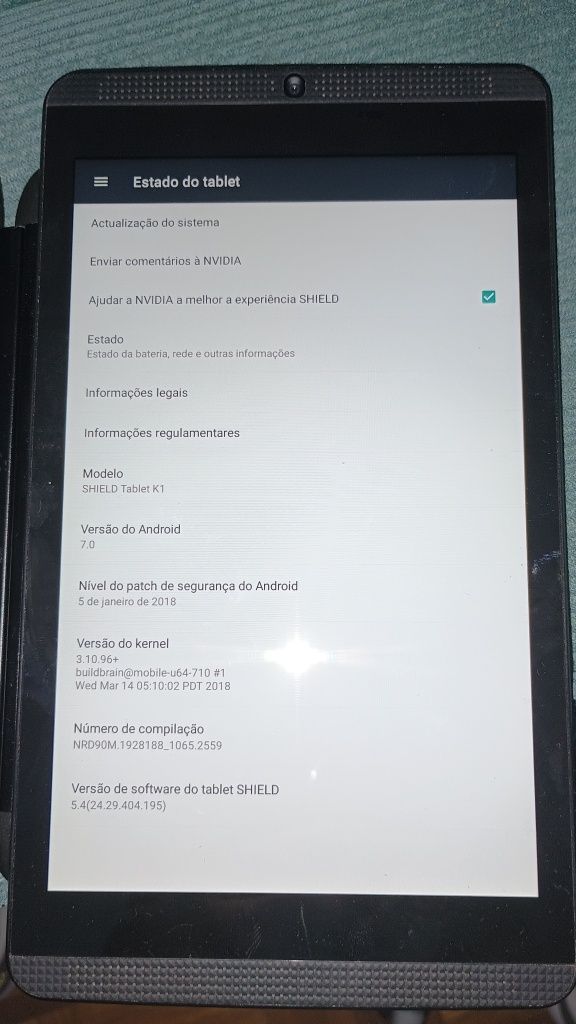 Tablet de 7 com capa NVIDIA Shield
