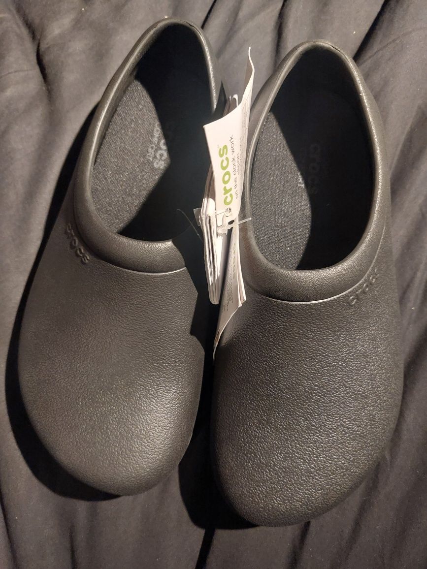CROCS slip on buty 37 38 W7 M5 czarne unisex botki black komfort NOWE