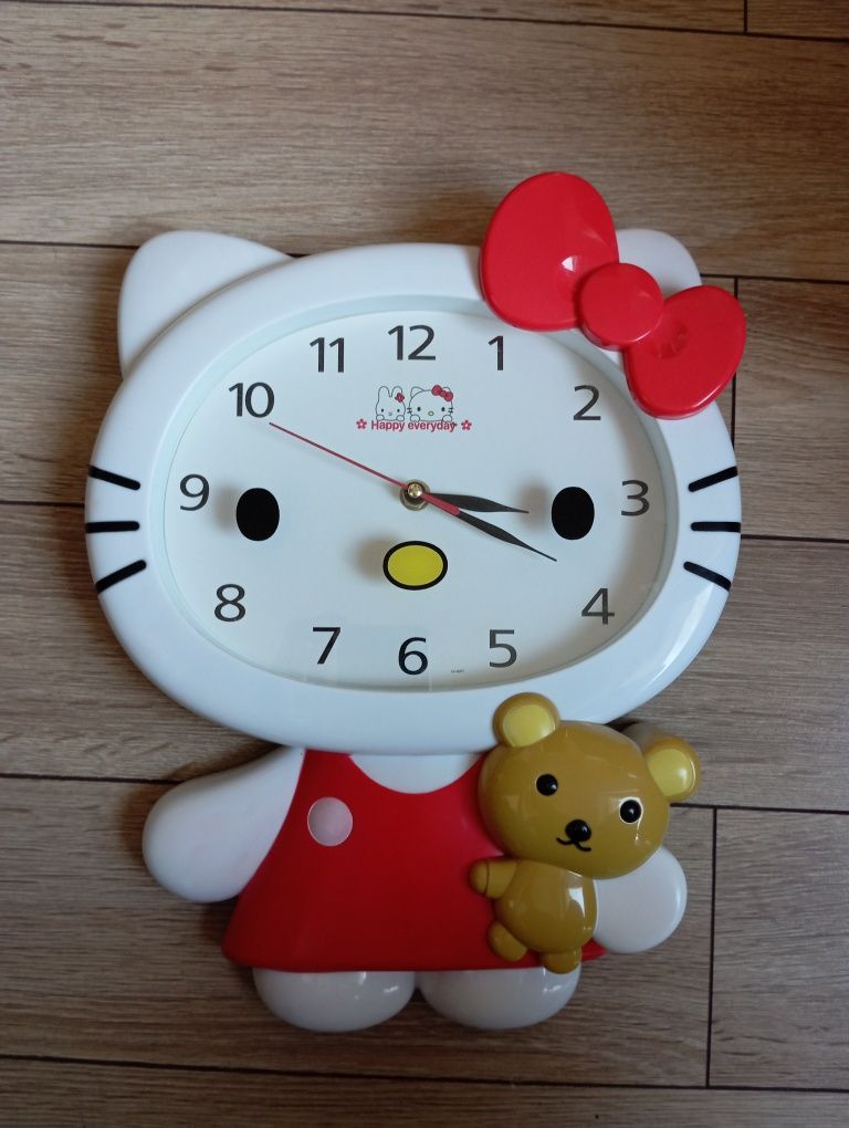 Zegar ścienny Hello kitty 34cm