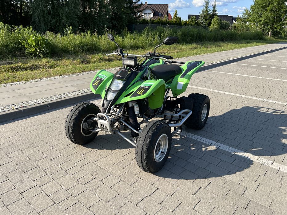 Kawasaki kfx400 zajrestowany