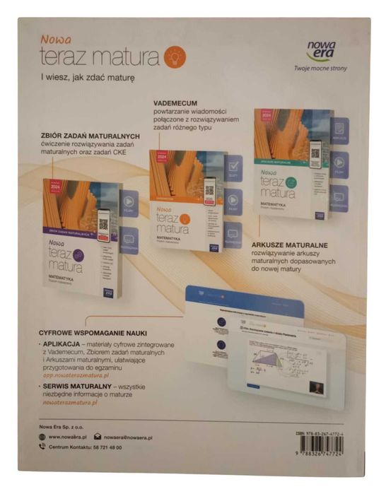 Książka "Vademecum matematyka, poziom rozszerzony"