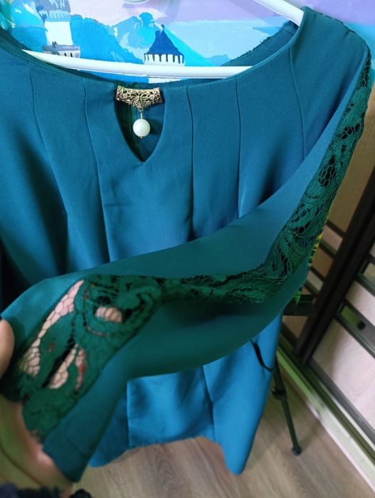 Темно-Зелена сукня