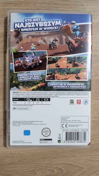 Gra Smerfy Kart PL Nintendo Switch