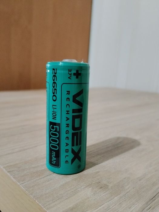 Акумулятор Videx Li-ion 26650 - 5000mAh
