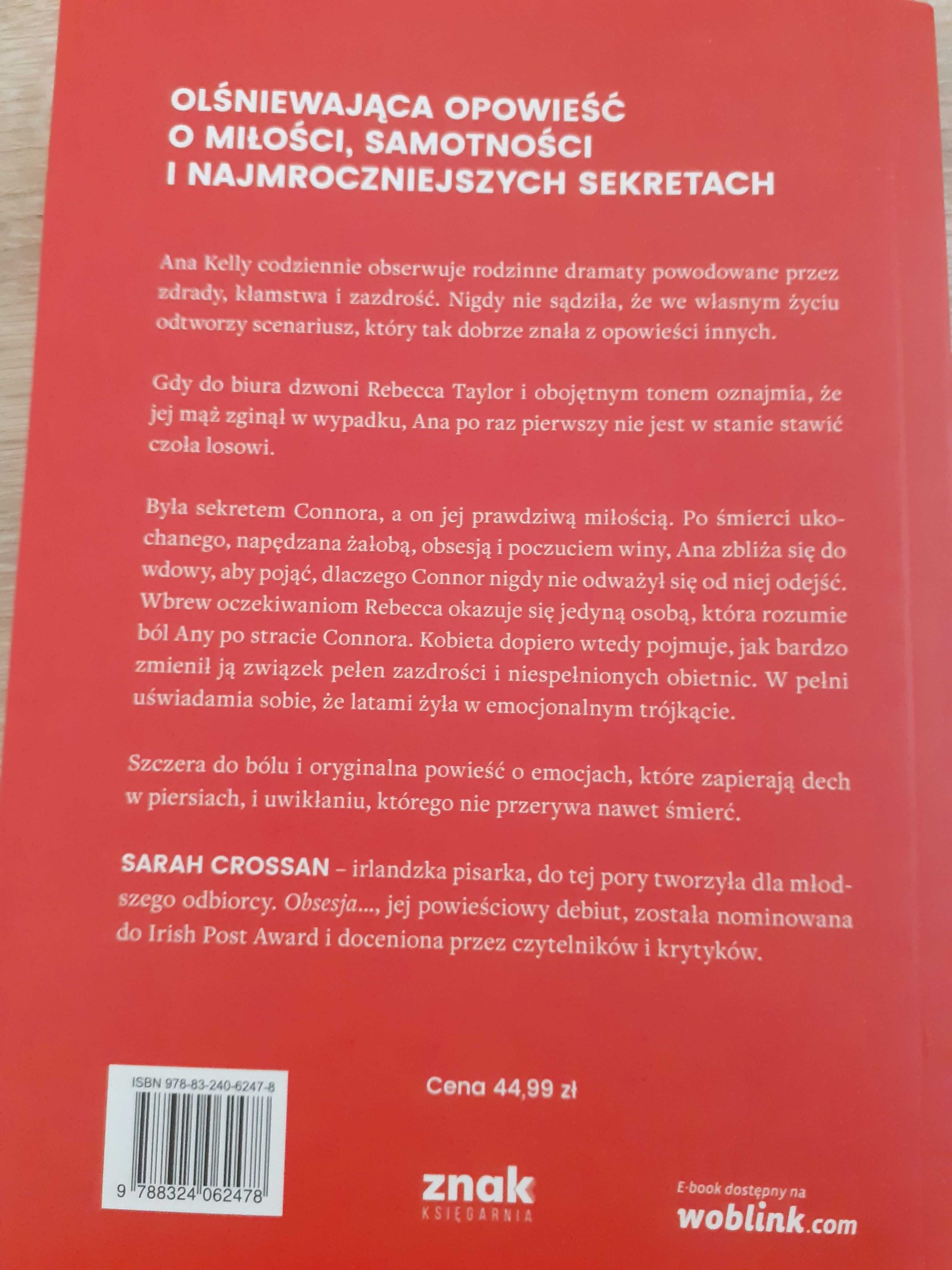 Sarah Crossan Obsesja i inne formy miłości