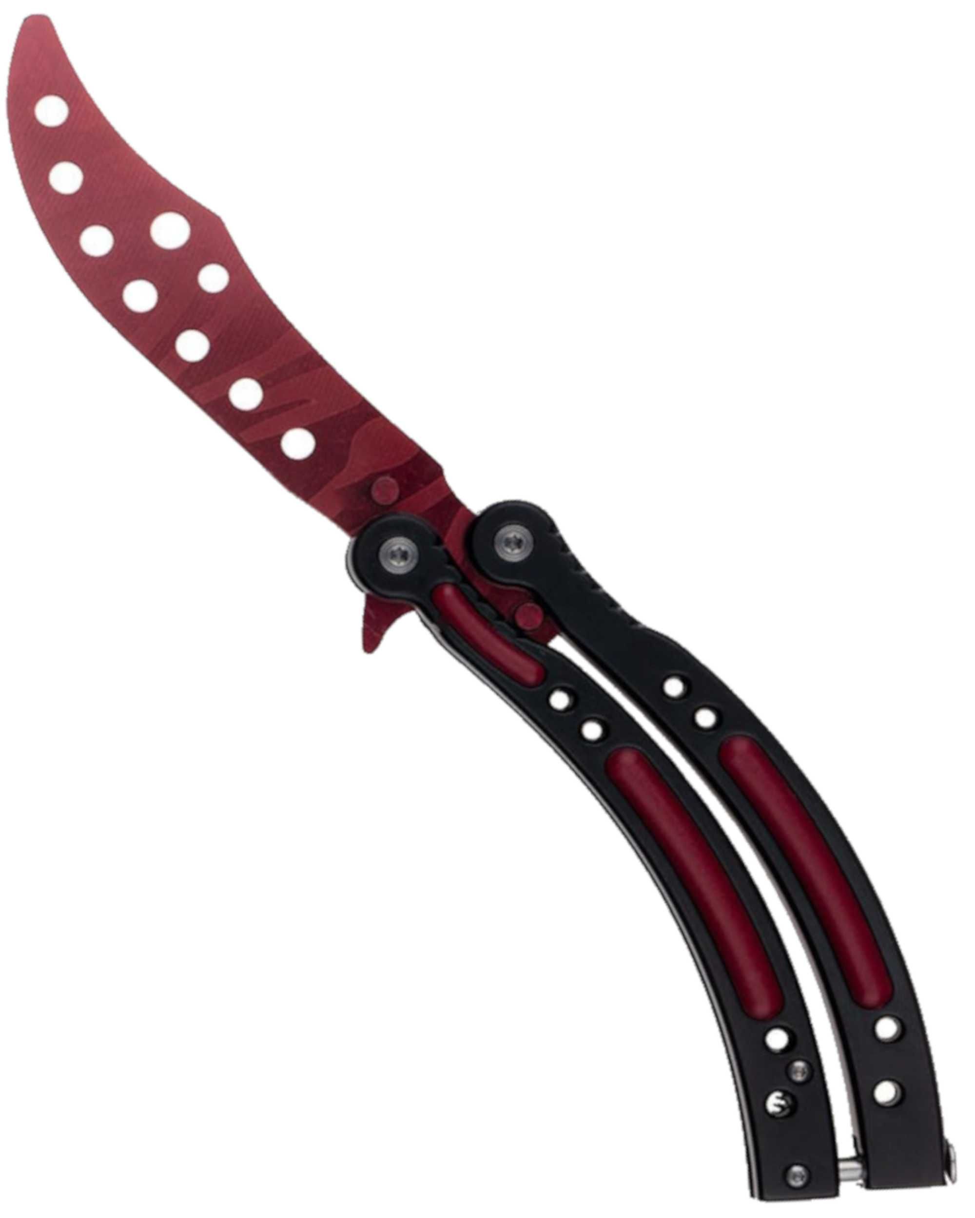 NOWY⇒ Bezpieczny Nóż Treningowy Motylek Ergonomiczny Uchwyt CS:GO