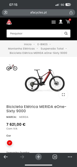 Bicicleta eltricica Merida