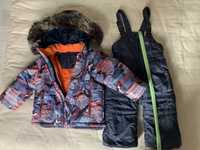 Зимовий комбінезон, куртка, штани, міхові уги, варіжки