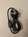 Kabel zasilający, wtyczka brytyjska (GB, EN) + bezpiecznik 10A