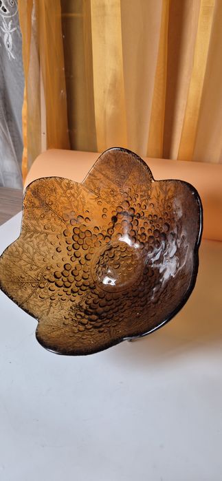 Huta Białystok szklana salaterka starocia PRL