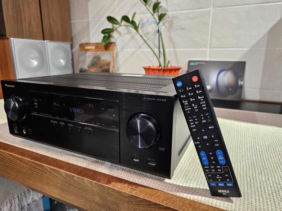 Ресивер Pioneer VSX 930-K/Dolby Atmos/4K/Wi-Fi і Bluetooth/7х150Вт