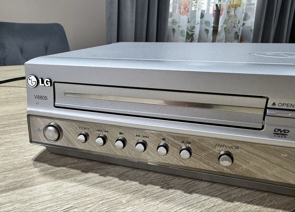 LG V8805 #Magnetowid VHS DVD #Combo #6HD #Hi-Fi Stereo #2x Euro