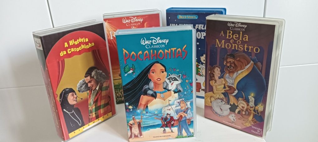 Venda cassetes filmes VHS