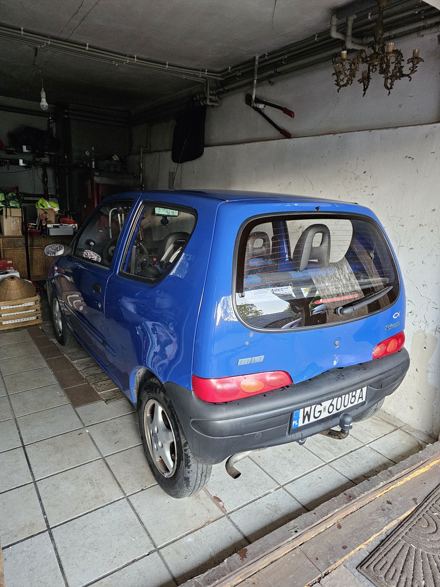 Fiat Seicento 1.1 54KM, alufelgi, hak, doinwestowany, z rąk prywatnych