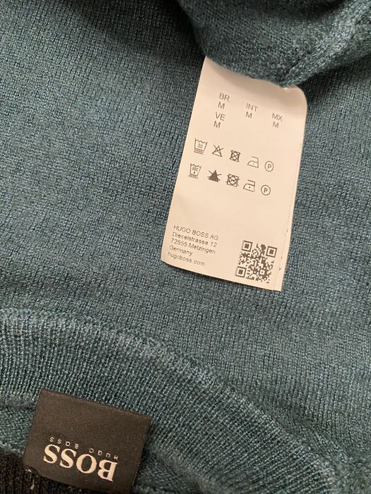 Camisola de Gola Redonda Hugo Boss Lã Virgem 100%
