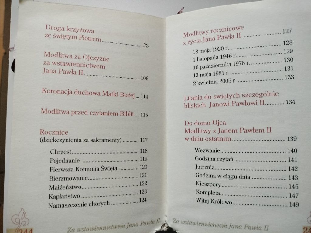 Modlitewnik - za wstawiennictwem Jana Pawła II