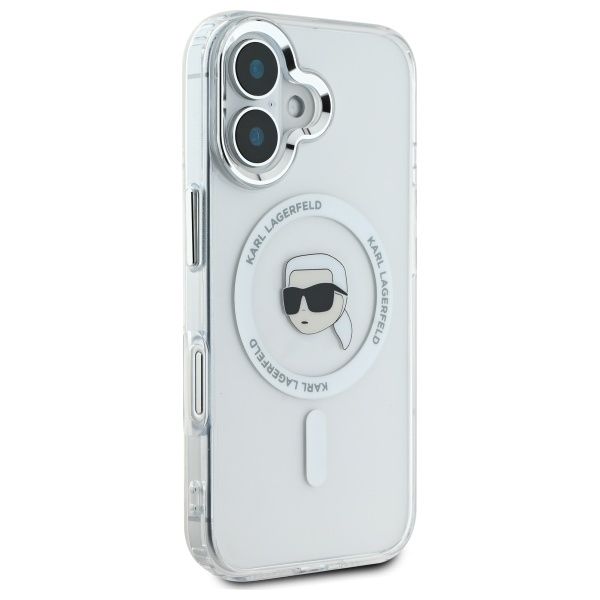 Karl Lagerfeld KLHMP16SHLSKIH iPhone16 6.1" biały/white hardcase IML