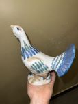 Figurka porcelanowa Głuszec połonne Recznie malowany gruszec ptak