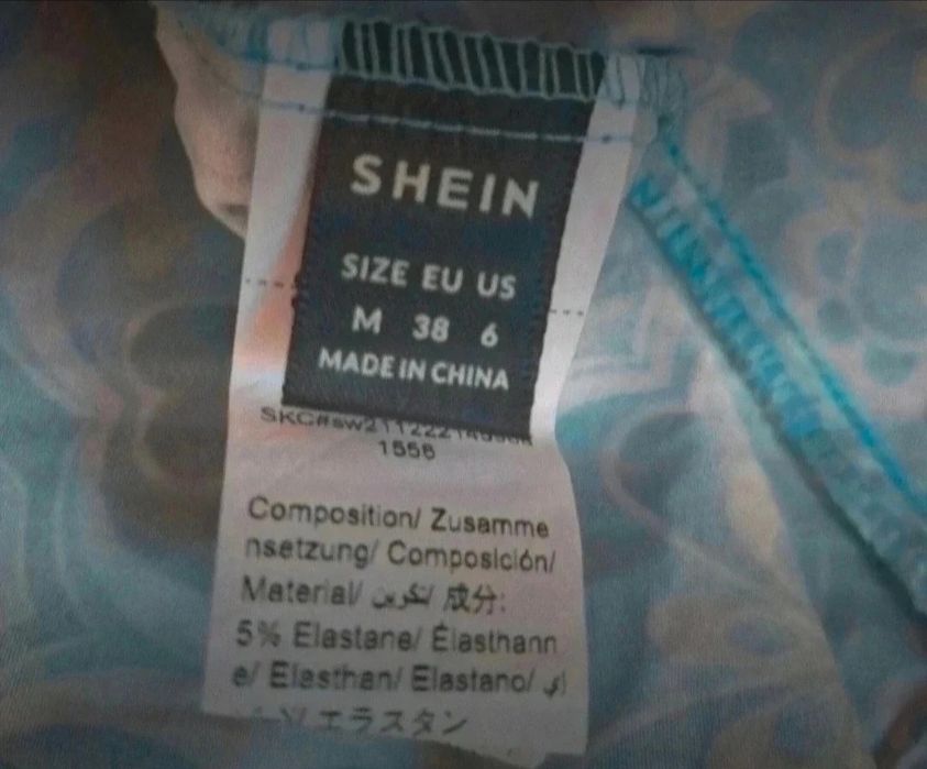 Długa sukienka maxi na jedno ramię Shein rozmiar M 38