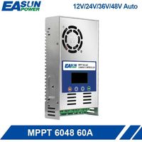Controlador solar EASUN MPPT 60A Vin max 190Vdc