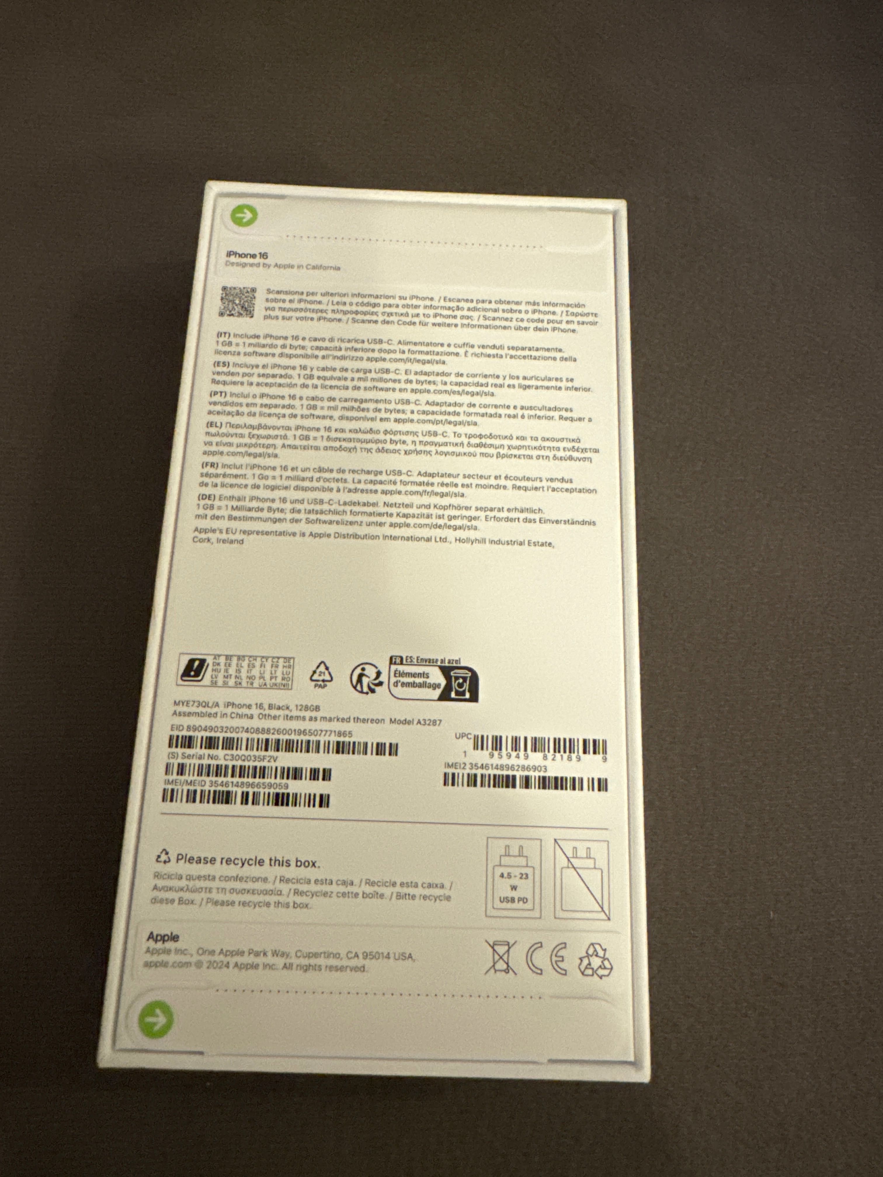 iPhone 16 - SELADO - Aceito Retomas Apple