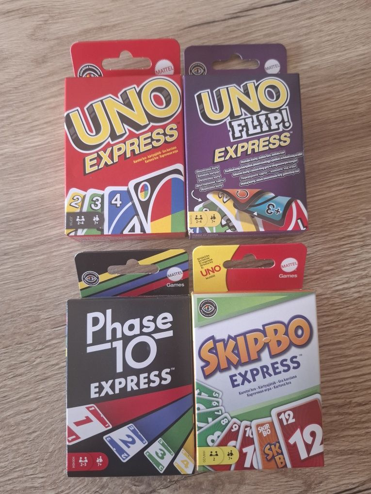 Karty Uno Flip Phase Skipbo