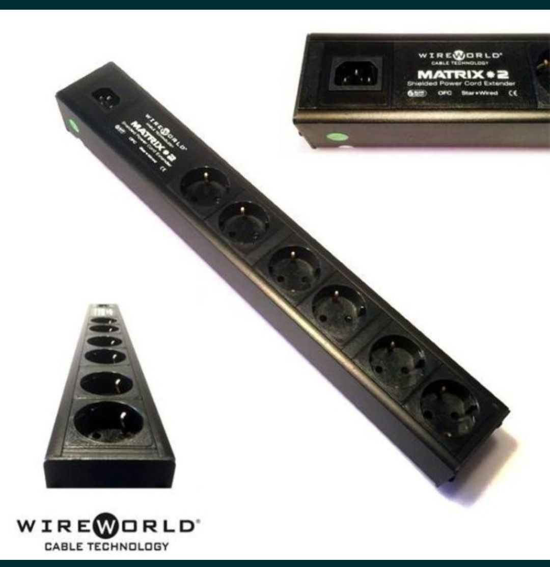 Wys. 0zł WireWorld Matrix 2 listwa zasilająca 6 gniazdek