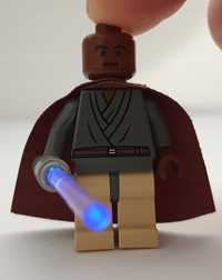 Unikat ! Figurka Lego sw0133 Mace Windu Light-Up