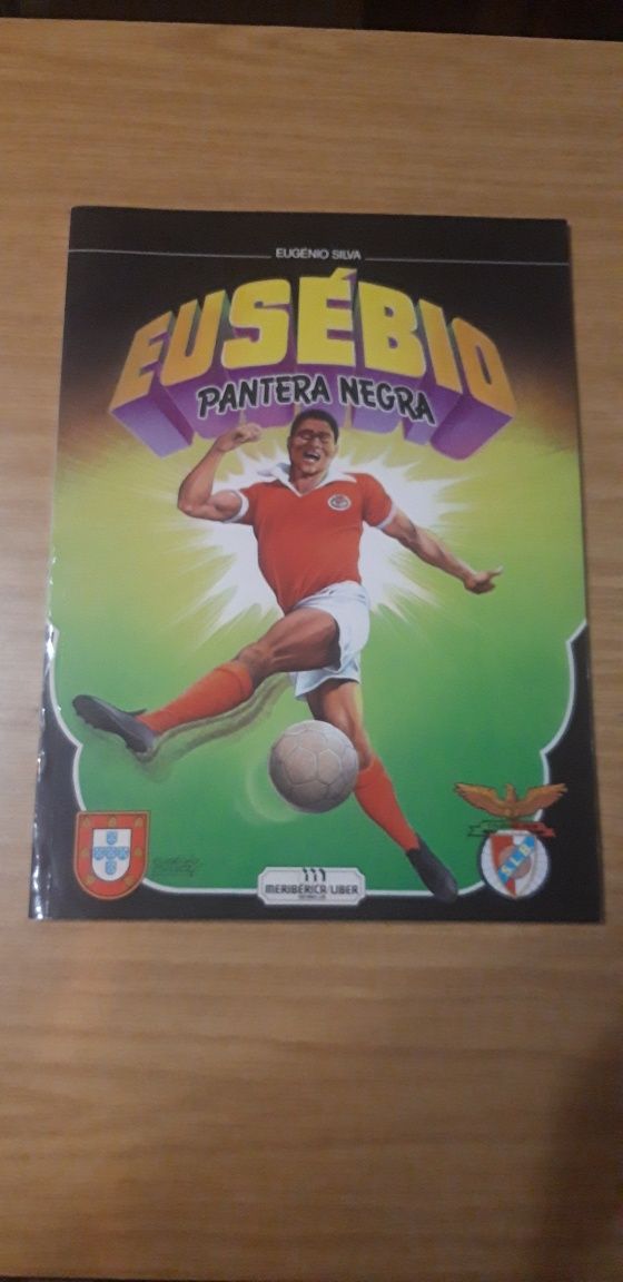 Livro Banda Desenhada Eusébio Pantera Negra