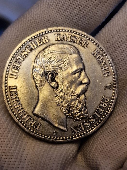 5 marek 1888 Prusy - stan gabinetowy