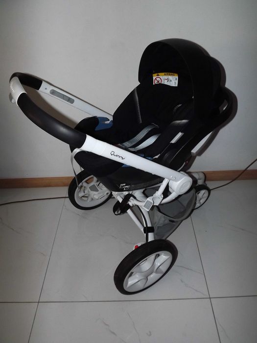 Quinny moodd grey szary 3w1 Fotelik cybex