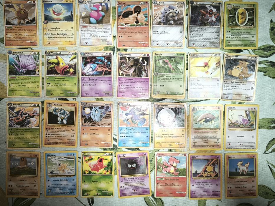 Cartas Pokémon de Coleção