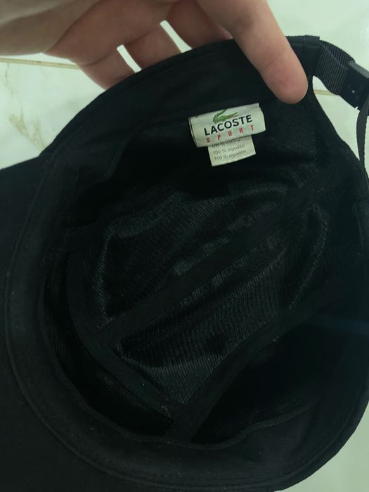 Кепка 5 панельная Lacoste Мужская черная