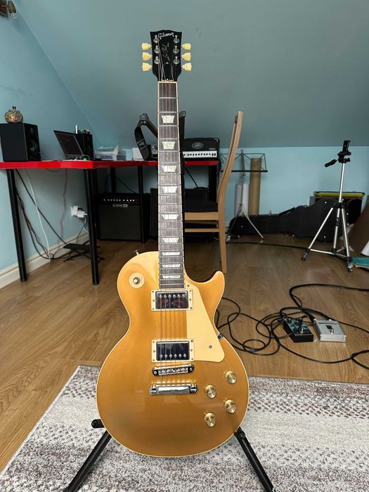 Gibson LP Traditional 2012 Gold Top – rozegrany, progi Jescar