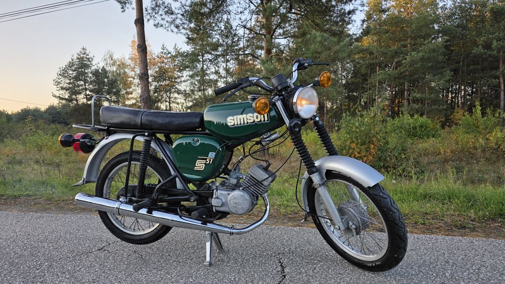 Simson s51 4 biegowy Zarejestrowany w Polsce Dostawa pod dom ifa ddr