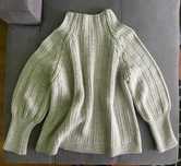 Sweter damski gruby L akryl