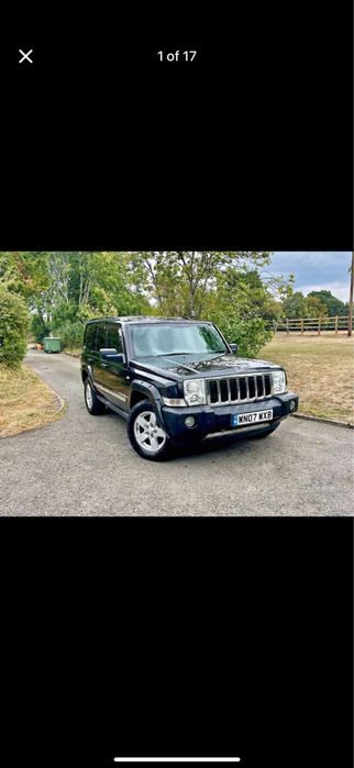 2007 JEEP Commander 3.0crd Czarny Anglik