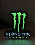 Monster Energy podświetlane logo, nowe