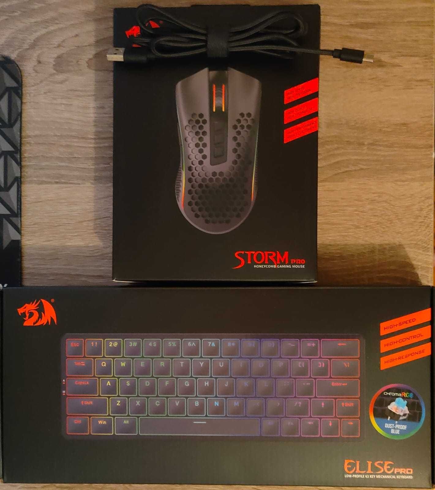 Teclado mecânico e Mouse Gaming