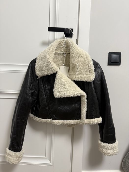 Укорочена дублянка zara