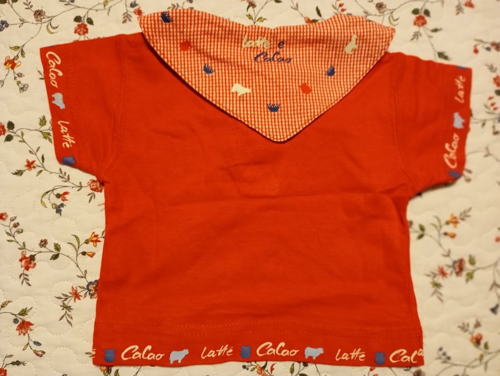 T-shirt vermelha Chicco
