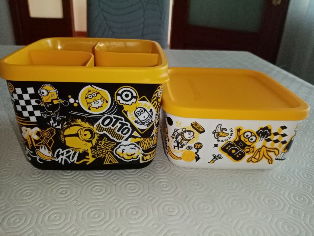Conjunto tupperware minions