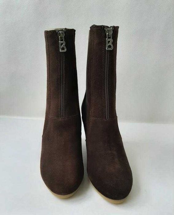 bogner ботильоны полусапоги ботинки замшевая кожа коричневые ugg 37