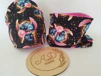 Komplet wiosenny czapka komin Stitch bawełniany