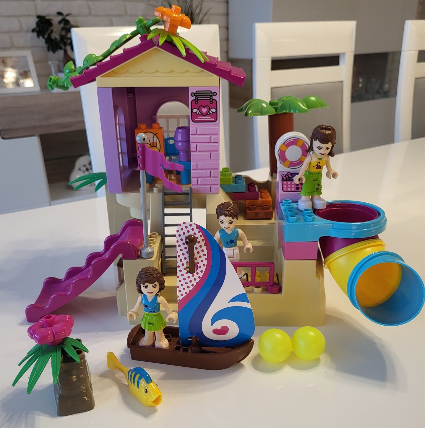 Klocki JDLT Domek na plaży 3+ NO. 5415 58PCS
